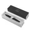 Parker IM Achromatic Black, stiskací mechanismus, úchop v černém klavírovém lesku