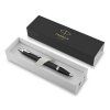 Parker IM Essential Black, mosazné tělo s matným černým lakem a úchopem v klavírovém lesku