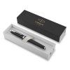 Plnící pero Parker IM Essential Black, chromové doplňky zvyšují eleganci pera