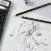 Grafitové tužky Faber-Castell Pitt Graphite Matt, extrémně matný výsledek bez odlesků