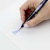Tombow Fudenosuke Hard modrý, vodní inkoust bez zápachu, proměnlivá šířka linky