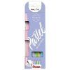 Štětcové fixy Pentel Brush Sign Pen SES15, sada 4 ks v pastelových barvách
