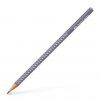 Tužka Faber-Castell Sparkle Dapple grey s třpytivým povrchem a trojhranným ergonomickým tvarem