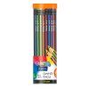 Grafitová tužka Colorino HB, neonové barvy v kombinaci s černou, tuha HB