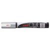 Uni Chalk Marker PWE-5M křídový popisovač stříbrný, šířka stopy 1,8–2,5 mm
