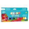 Apli Color Sticks sada 12 ks, suché temperové barvy v tyčince, mix barev