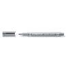 Staedtler dekorační metalický popisovač stříbrný se šířkou stopy 1-2 mm, neprůhledný inkoust