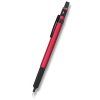 Profesionální mikrotužka Rotring 500 Red s celokovovým červeně lakovaným tělem, 0,5 mm