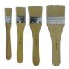 Plochý široký štětinový štětec spalter t_brush 8009, bílá vepřová štětina, různé velikosti