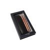 Set kuličkového a plnícího pera Online Eleganza Diamond Rosegold, kožené pouzdro - krabička