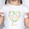 Šablona FINGER Inspire A4 Love, vhodná pro textil, dřevo, stěny i nábytek