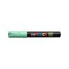 Uni Posca 1M světle zelená 5, akrylový popisovač s hrotem 0,7 mm, krycí pigmenty