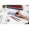 Derwent Pastel Pencil 6 ks, jemná prašná tuha pro míchání a stínování