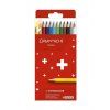 Caran D'ache Swisscolor permanentní pastelky, sada 12 barev v kartonové krabičce