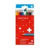 Caran D'ache Swisscolor akvarelové pastelky, sada 12 barev v kartonové krabičce