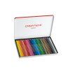 Akvarelové pastelky Caran D'ache Swisscolor, 30 ks, kovový box s motivem Švýcarska