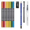 Sada Staedtler Design Journey Floral s plnitelným štětcem, 8 barev pro výtvarníky