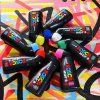 Popisovač Uni Posca MOP'R, šířka stopy 3-19 mm, akrylový inkoust, bílá barva