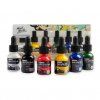 Mont Marte Premium sada 6 akrylových inkoustů Basic, základní barvy, 6 x 20 ml