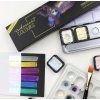 FineTec F8001 High Sparkle, průhledné metalické akvarely s perleťovým třpytem