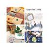 Pečetní razítko Crasphire 25 mm s květinovým motivem keře, průměr 25 mm