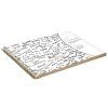 Blok bílého kreslícího papíru Sonnet 19x26 cm, vhodný pro suchou i mokrou techniku