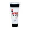 Akrylová pasta Marabu 100 ml, bílá hladká, pro reliéfní design na vodní bázi