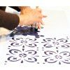 Magic papírové šablony Lesní zvířátka, použití při dekorování technikou stencilingu