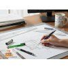 Pentel GraphGear 500 sada pro technické kreslení a návrhy, průměry 0,3, 0,5 a 0,7 mm