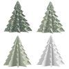 Origami papíry Heyda pro skládání, stříhání a lepení, zelená se zlatými tečkami, fotonávod
