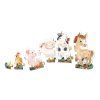 Sada 6 puzzle APLI Farma zvířátek, rostoucí počet dílků, rozměr 33 x 61 cm