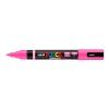 Akrylový popisovač Uni Posca PC-5BR se štětcovým hrotem, stopa 1-4 mm, odstín růžová 13