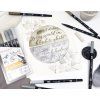 Tombow ABT sada šedých fixů, jemný hrot 0,8 mm a brush hrot 0,8–3,3 mm