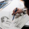 Staedtler Mars Lumograph 100 G6 pro skicování, stínování a detailní kresbu na papír