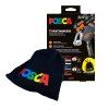 Uni POSCA sada II, 4x PC-3M a 4x PC-5M, mix barev pro kresbu i dekorování