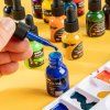 Mont Marte Acrylic Ink Premium 12 x 20 ml Basic, série Premium pro kreativní techniky